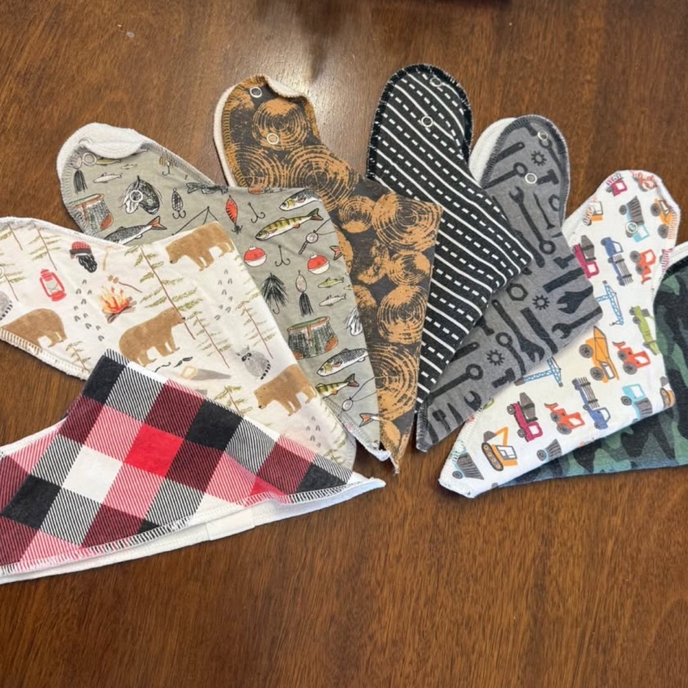 Copper Pearl Kids Bandana Bibs-8